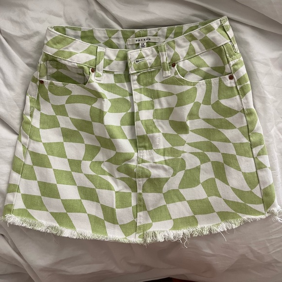 Patterned denim miniskirt - Picture 1 of 1